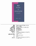 From Language to Communication