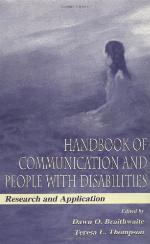 Handbook of Communication and People with Disabilities