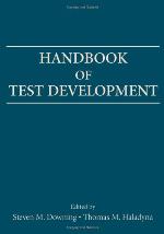 Handbook of Test Development