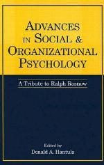 Advances in Social and Organizational Psychology