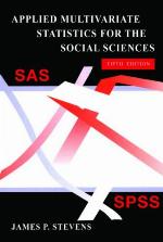 Applied Multivariate Statistics for the Social Sciences