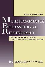 Multivariate Behavioral Research