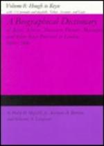 A Biographical Dictionary of Actors, Volume 8, Hough to Keyse