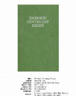 Emerson Centenary Essays