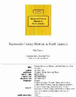 Nineteenth-Century Rhetoric in North America