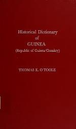 Historical Dictionary of Guinea (Republic of Guinea/Conakry)