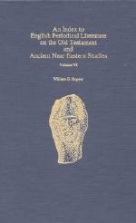An Index to English Periodical Literature on the Old Testament and Ancient Near Eastern Studies
