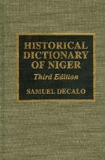 Historical Dictionary of Niger