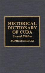 Historical Dictionary of Cuba