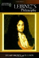 Historical Dictionary of Leibniz's Philosophy