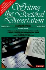 Writing the Doctoral Dissertation