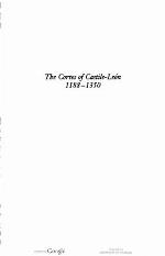 The Cortes of Castile-Leon, 1188-1350