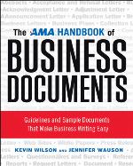 The AMA Handbook of Business Documents