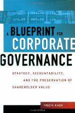 A Blueprint for Corporate Governance