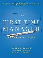 The First-Time Manager
