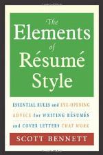 The Elements of Resume Style