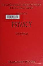 Privacy (2 Volume Set)