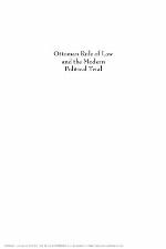 Ottoman Rule of Law and the Modern Political Trial