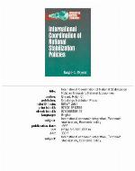 International Coordination of National Stabilization Policies