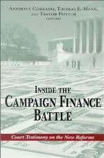 Inside the campaign finance battle : court testimony on the new reforms