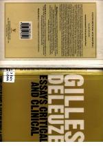 Essays Critical and Clinical