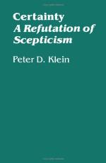 Certainty, a Refutation of Scepticism