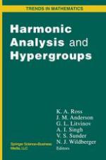 Harmonic Analysis and Hypergroups.