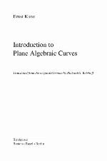 Introduction to Plane Algebraic Curves