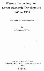 Western Technology and Soviet Economic Development