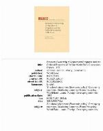 Borrower Ownership of Adjustment Programs and the Political Economy of Reform (World Bank Discussion Paper)