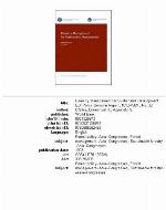 Forestry Management for Sustainable Development (An Edi Policy Seminar Report, No 32)