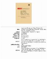 Agriculture, Poverty, And Policy Reform In Sub Saharan Africa