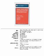 Trade, Technology, And International Competitiveness