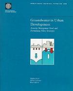 Groundwater in Urban Development