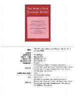 The World Bank economic review. Vol. 12, No. 1, January 1998.