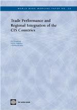 Trade Performance and Regional Integration of the Cis Countries