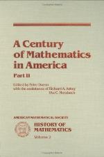 A Century of Mathematics in America, Part II