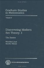 Discovering Modern Set Theory I