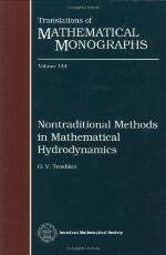 Nontraditional Methods In Mathematical Hydrodynamics