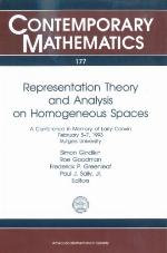Representation Theory and Analysis on Homogeneous Spaces