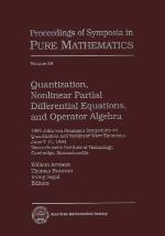 Quantization, Nonlinear Partial Differential Equations, and Operator Algebra