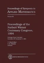Proceedings of the Norbert Wiener Centenary Congress, 1994
