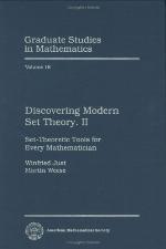 Discovering Modern Set Theory