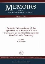 Analytic Deformations of the Spectrum of a Family of Dirac Operators on an Odd-Dimensional Manifold with Boundary