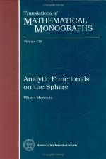 Analytic Functionals on the Sphere