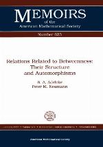 Relations Related to Betweenness