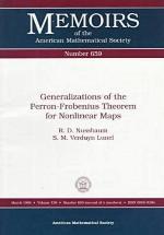 Generalizations Of The Perron Frobenius Theorem For Nonlinear Maps