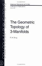 The Geometric Topology Of 3 Manifolds