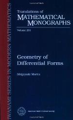 Geometry of Differential Forms (Translations of Mathematical Monographs, Vol. 201)