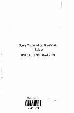 Some Mathematical Questions In Biology